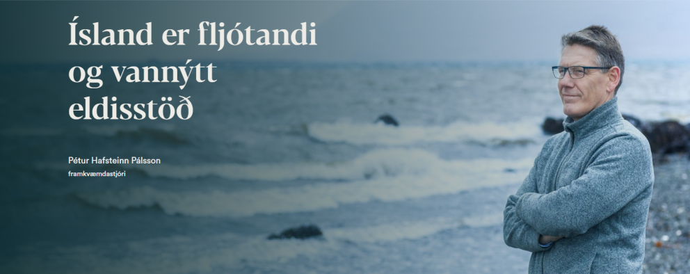 Pétur Pálsson framkvæmdastjóri í viðtali hjá Samtökum atvinnulífsins