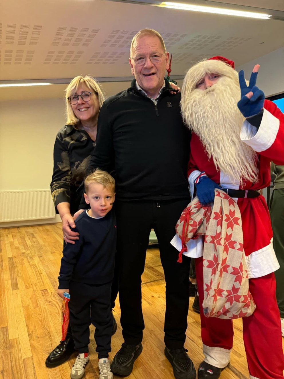 Stína og Gústi með Steinþóri og Stúfi