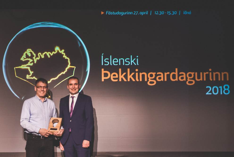 Vísir hlaut Þekkingarverðlaunin 2018