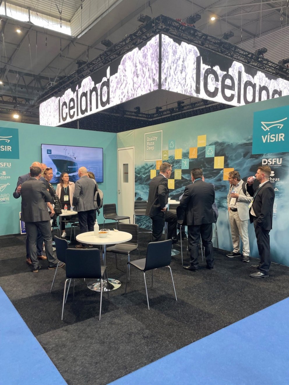 Vísir er með bás á Seafood Expo Global í Barcelona