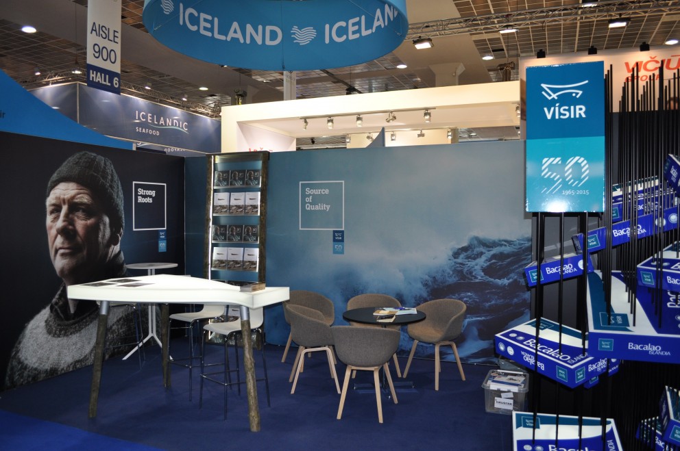 Vísir með bás á sjávarútvegssýningunni í Brussel