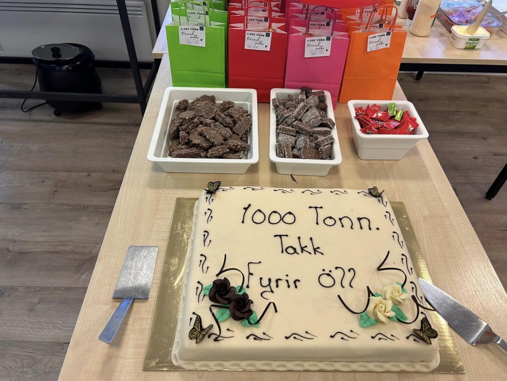 1000 tonn 1000 þakkir