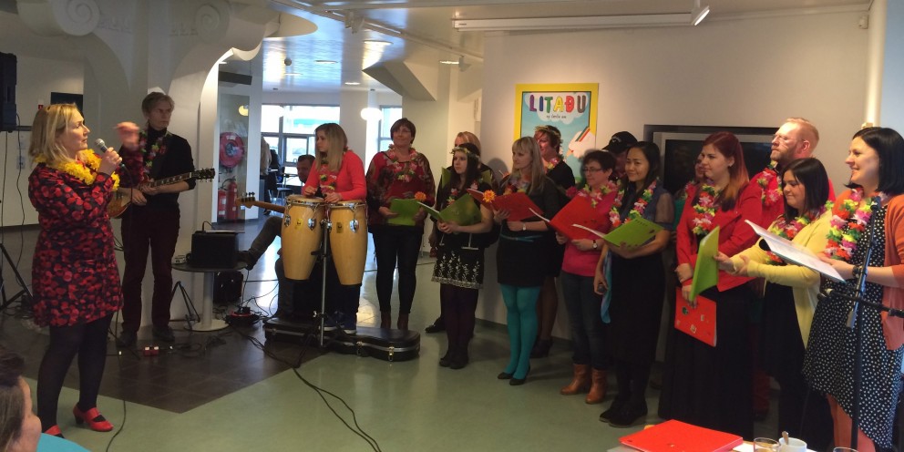 Vísiskórinn á Borgarbókasafninu