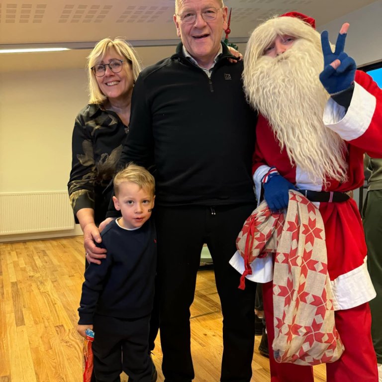 Stína og Gústi með Steinþóri og Stúfi